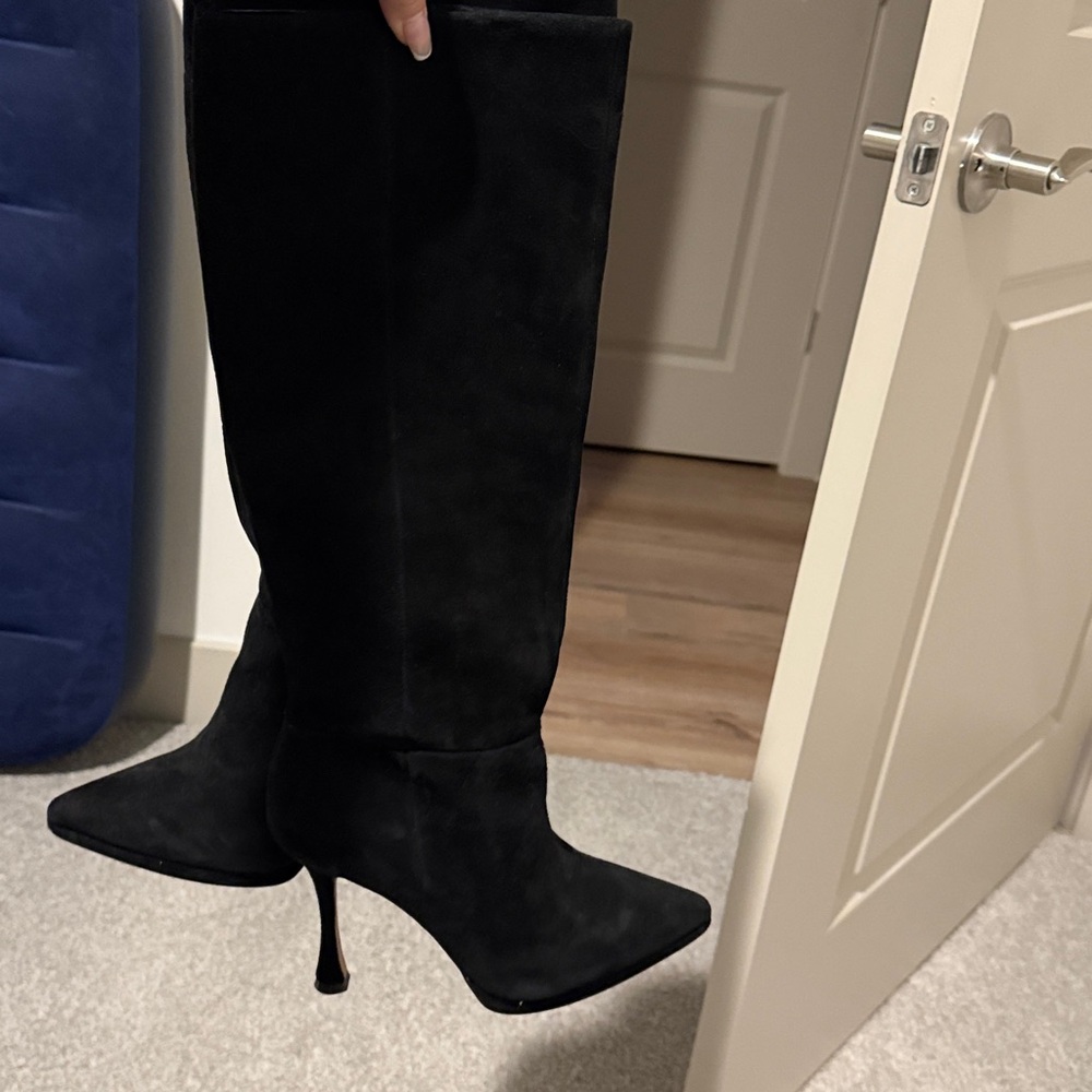 Vince Camuto Black Stiletto Heeled Boots